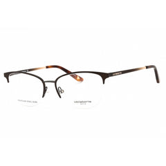 Liz Claiborne Women's Eyeglasses - Matte Brown Metal Oval Shape Frame | L466 0YZ4 00