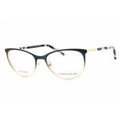 Marc Jacobs Women's Eyeglasses - Matte Blue Gold Metal Cat Eye | MARC 708 0NUC 00