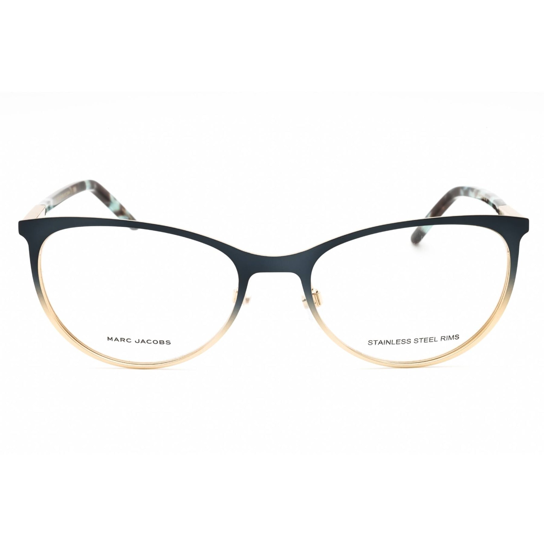 NEW MARC JACOBS MARC 708 0NUC 00 EYEGLASSES BLUE GOLD WOMEN EYEWEAR MARC JACOBS Marc Jacobs Women main image 4