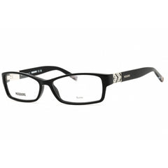 Missoni Women's Eyeglasses - Black Plastic Rectangular Full Rim | MIS 0162 0807 00