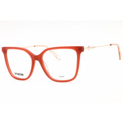 Moschino Love Women's Eyeglasses - Brick Metal Square Full Rim Frame | MOL612 02LF 00
