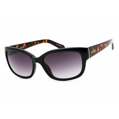 Nautica Women's Sunglasses - Black Injected Propionate Rectangular Frame | N2223S 001