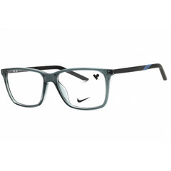Nike Unisex Eyeglasses - Dark Grey Injected Propionate Square Frame | NIKE 7258 034