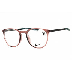 Nike Unisex Eyeglasses - Smokey Mauve/Space Blue Round Full Rim Frame | NIKE 7280 206