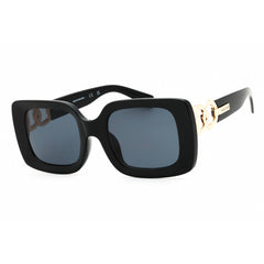 Skechers Women's Sunglasses - Shiny Black Rectangular Full Rim Frame | SE00004 01A
