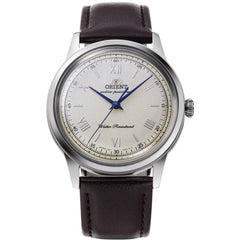 Orient Men's Watch - Bambino Solar Powered Quartz Brown Leather Strap | RA-WK0003G