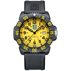 Luminox Men's Watch - G Sea Lion Quartz Yellow Dial Black Rubber Strap | X2.2055.1