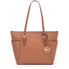Michael Kors Women's Tote Bag - Charlott Saffiano Leather, Luggage | 35T0GCFT7L-230