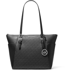 Michael Kors Women's Tote Bag - Charlotte Large Leather, Black | 35T0SCFT3B-001