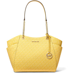 Michael Kors Women's Shoulder Bag - Jet Set Canvas, Daisy Yellow | 35S4GTVT3B-734