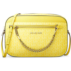 Michael Kors Women's Crossbody Bag - Jet Set Large, Daisy Yellow | 35F3GTTC9B-734