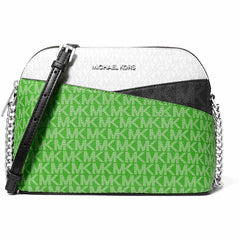 Michael Kors Women's Crossbody Bag - Jet Set, Jungle Green Multi | 35S5STVC6B-331