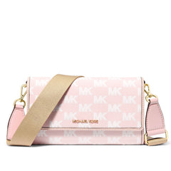 Michael Kors Women's Crossbody Bag - Jet Set Large, Powder Blush | 35S5GTTC7J-648