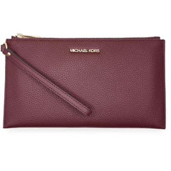 Michael Kors Women's Wristlet Pouch - Jet Set Large, Oxblood | 35S4GTVW3L-610