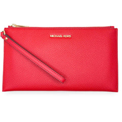 Michael Kors Women's Wristlet Pouch - Jet Set Large, Bright Red | 35S4GTVW3L-683
