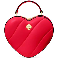 Kate Spade Women's Crossbody Bag - Ruby Red Love Shack Quilted 3D Heart | KK191-600