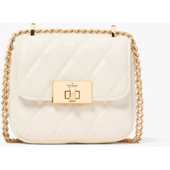 Kate Spade Women's Crossbody Bag - Carey Meringue Quilted Leather Flap | KJ956-100
