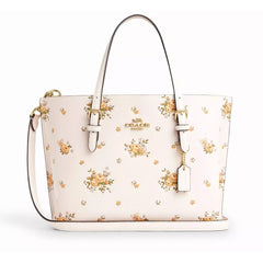 Coach Women's Tote Bag 25 - Mollie with Floral Printed Chalk Multi | CAL44-IMCAH