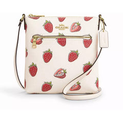 Coach Women's File Bag - Mini Rowan Strawberry Printed Coated Canvas | CAQ09-IMCAH