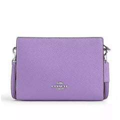 Coach Women's Crossbody Bag - Slim Pebble Leather with Zip-Top Closure | CAT21-SVII