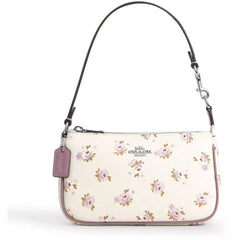 Coach Women's Wristlet - Nolita 19 Floral Printed Canvas Chalk Multi | CAL24-SVCAH