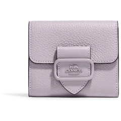 Coach Women's Wallet - Morgan Mist Small Pebbled Leather Snap Closure | CJ688-SVM4