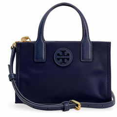 Tory Burch Women's Crossbody Bag - Ella Navy Nylon Extra Small Top Zip | 146437-405