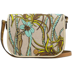 Tory Burch Women's Crossbody Bag - Emerson Printed Canvas Convertible | 144078-290