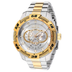 Invicta Men's Watch - Speedway Silver and Gold Dial Two Tone Bracelet Quartz | 45751