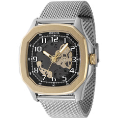 Invicta Men's Watch - S1 Rally Quartz Black and Gunmetal Dial Mesh Bracelet | 48440