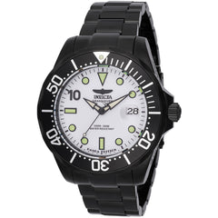 Invicta Men's Watch - Pro Diver Automatic White Dial Black Bracelet | 48707