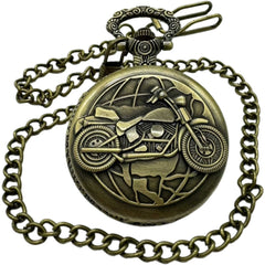 Invicta Men's Pocket Watch - Vintage Road Warrior Chronograph White Dial | 49002