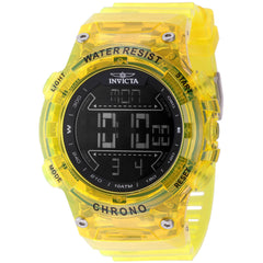 Invicta Men's Watch - Invicta Racing Chrono Digital Dial Yellow Case Strap | 49044