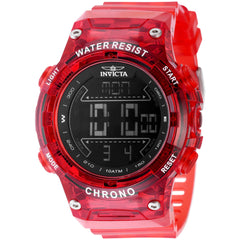 Invicta Men's Watch - Invicta Racing Chrono Digital Dial Red Case Strap | 49045