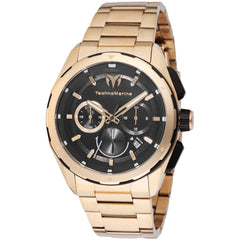 Technomarine Men's Watch - Ocean Nomad Black Dial Yellow Gold Bracelet | TM-318097