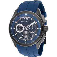 Technomarine Men's Watch - Ocean Nomad Chronograph Navy Blue Dial Strap | TM-318103