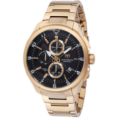 Technomarine Men's Watch - Ocean Quantum Chronograph Black and Gold Dial | TM-318120