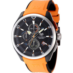 Technomarine Men's Watch - Ocean Quantum Chrono Orange and Black Strap | TM-318128