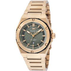 Technomarine Women's Watch - Coral Legacy Olive Green Dial Bracelet Date | TM-416044