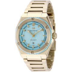 Technomarine Women's Watch - Coral Legacy Blue Dial Yellow Gold Bracelet | TM-416087
