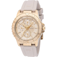 Technomarine Women's Watch - Sea Grace Quartz Champagne Dial Grey Strap | TM-725019
