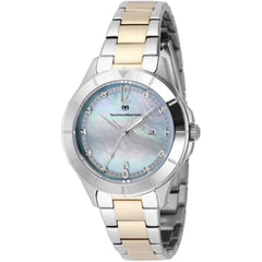 Technomarine Women's Watch - Luna Tides Quartz Blue and White Mop Dial | TM-825002