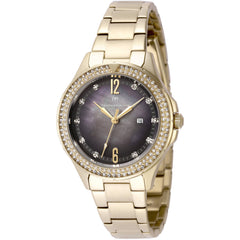 Technomarine Women's Watch - Luna Tides Quartz Yellow Gold Steel Crystal | TM-826010
