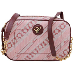 Chopard Women's Crossbody Bag - Happy Sport Bordeaux Red Canvas Camera | 95000-1114