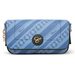 Chopard Women's Crossbody Bag - Happy Sport Mini Blue Canvas | 95000-1126