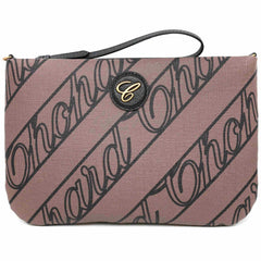 Chopard Women's Mini Pouch - Chopardissimo Brown Canvas | 95000-1214