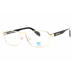 Adidas Men's Eyeglasses - Pale Gold Metal Full Rim Rectangular Frame | OR5054 032