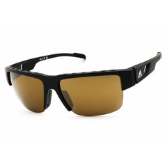 Adidas Men's Sunglasses - Black/Other Half Rim Sport Wraparound Frame | SP0070 05H