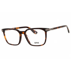 BMW Men's Eyeglasses - Blonde Havana Acetate Full Rim Square Frame | BW5057-H 053