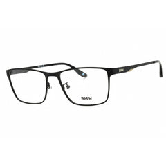 BMW Men's Eyeglasses - Matte Black Metal Full Rim Square Shape Frame | BW5064-H 002